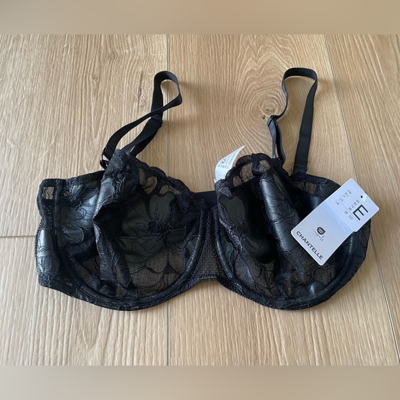 New Chantelle Lingerie Fleurs Underwire Signature Demi Bra In Size 36E - Picture 1 of 6
